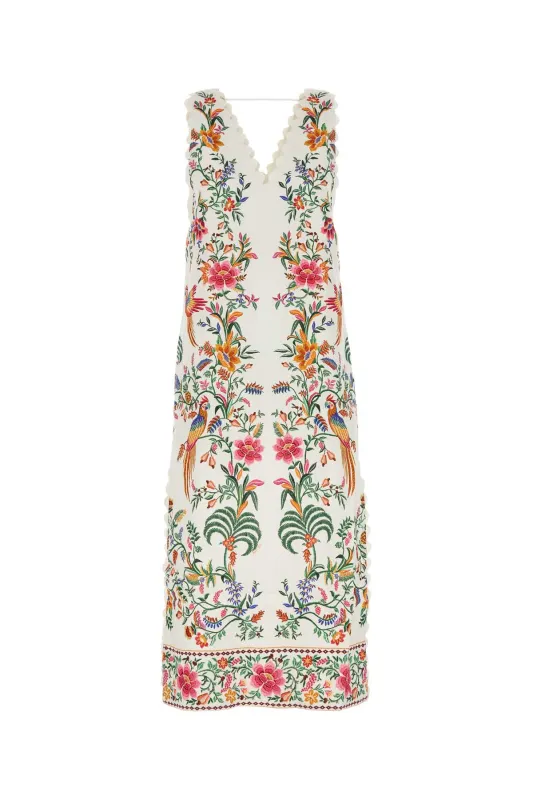 PRINTED LINEN DRESS sold by Lord & Taylor