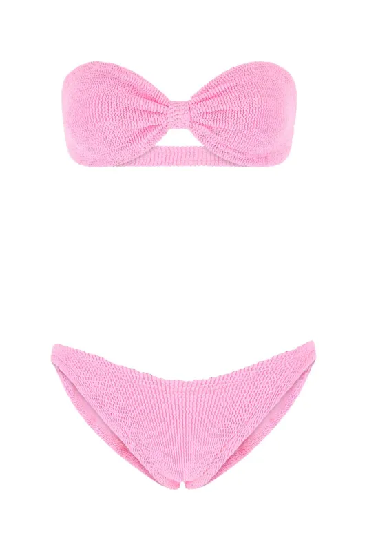 FLUO PINK STRETCH NYLON BIKINI sold by Lord & Taylor
