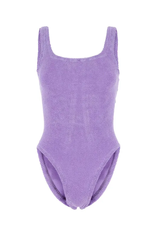 LILAC STRETCH NYLON SWIMSUIT sold by Lord & Taylor