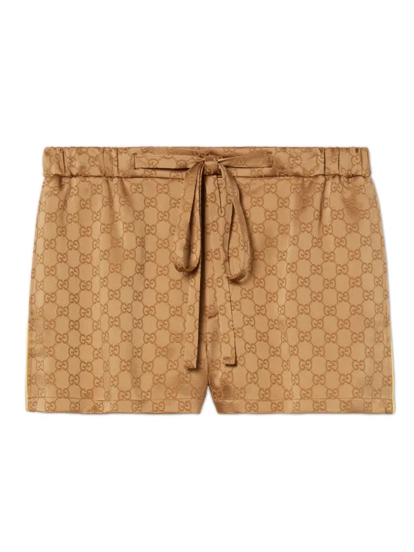 COPPER GG SATIN SHORTS sold by Lord & Taylor