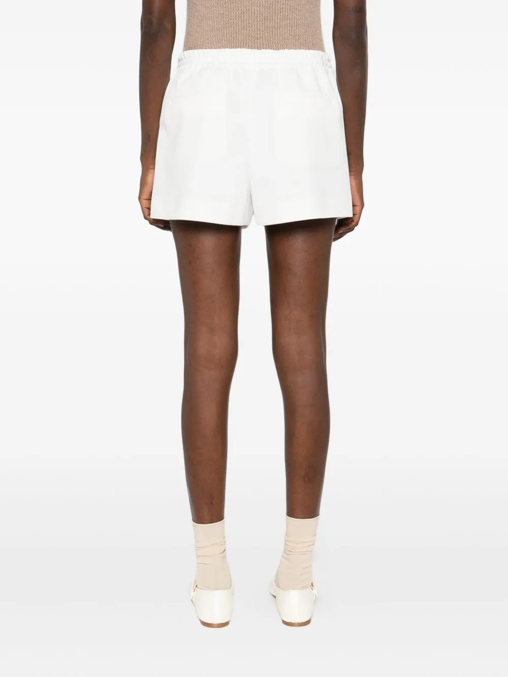 WHITE STRETCH PIQUET SHORTS sold by Lord & Taylor product image thumbnail 4