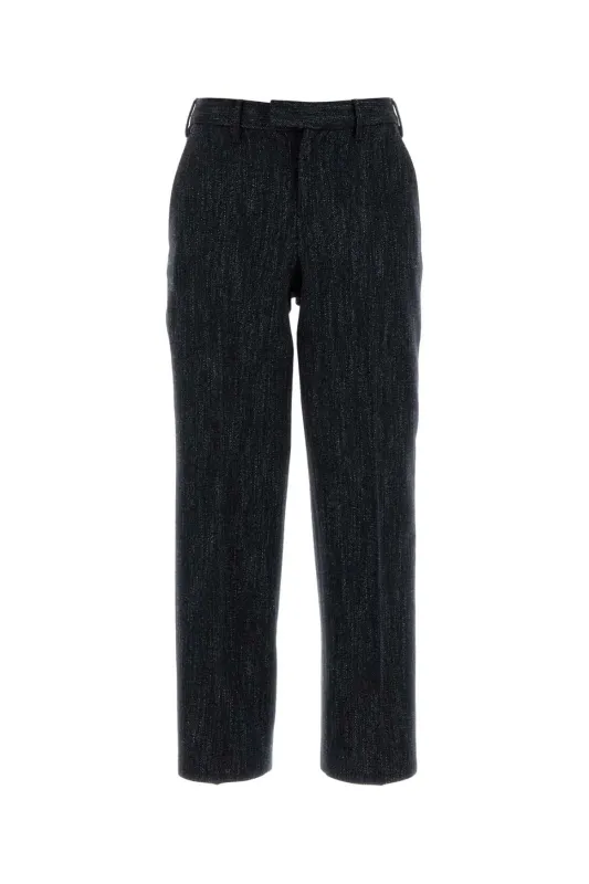 MELANGE BLUE WOOL BLEND PANT sold by Lord & Taylor