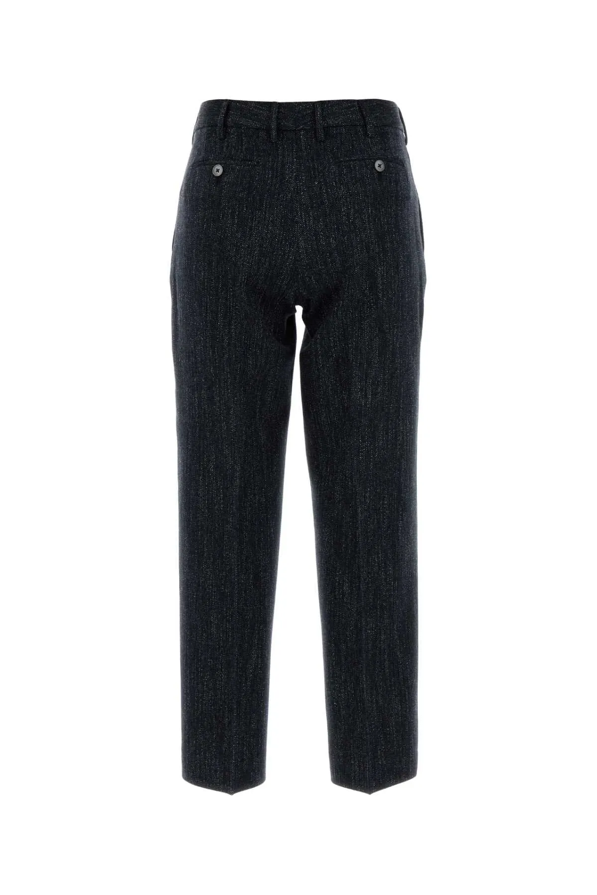 MELANGE BLUE WOOL BLEND PANT sold by Lord & Taylor product image thumbnail 2