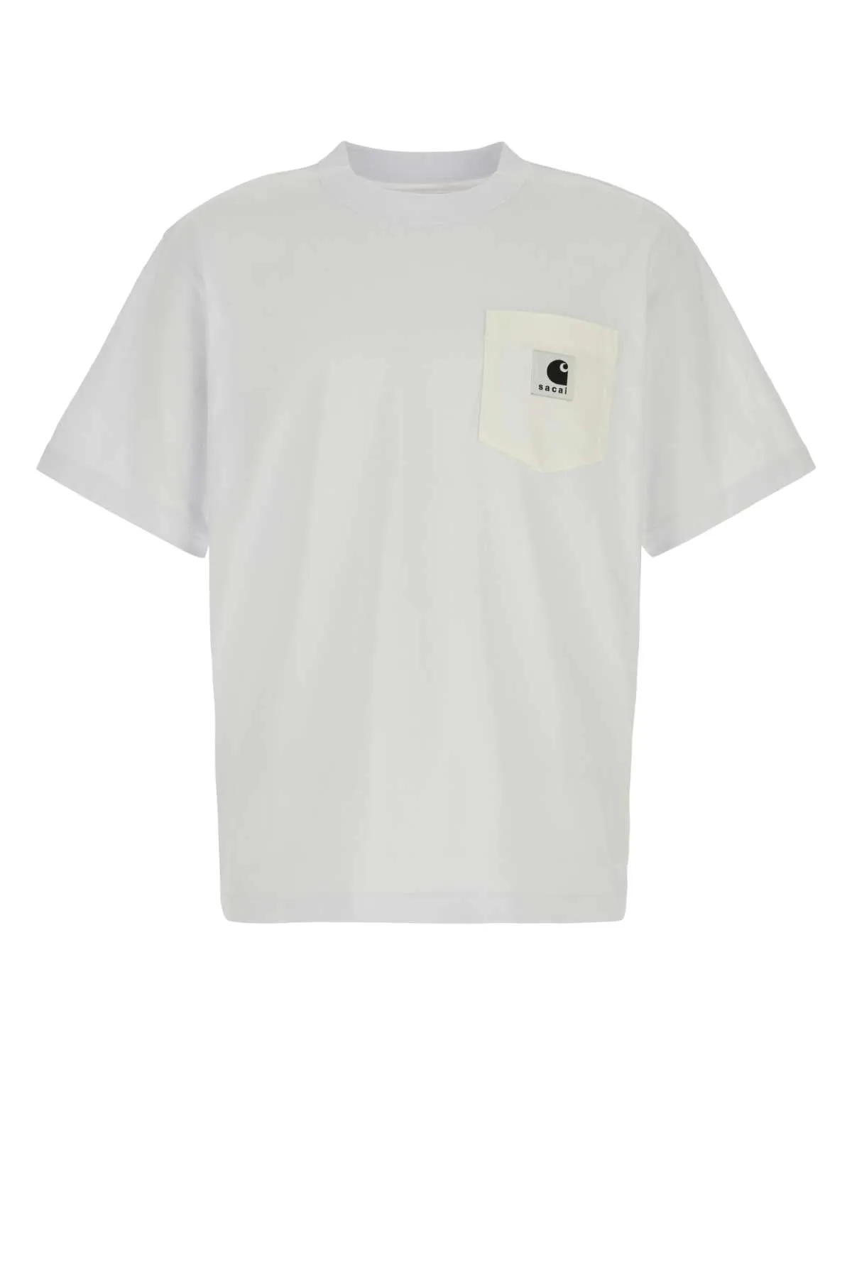 WHITE COTTON SACAI X CARHARTT WIP T-SHIRT sold by Lord & Taylor