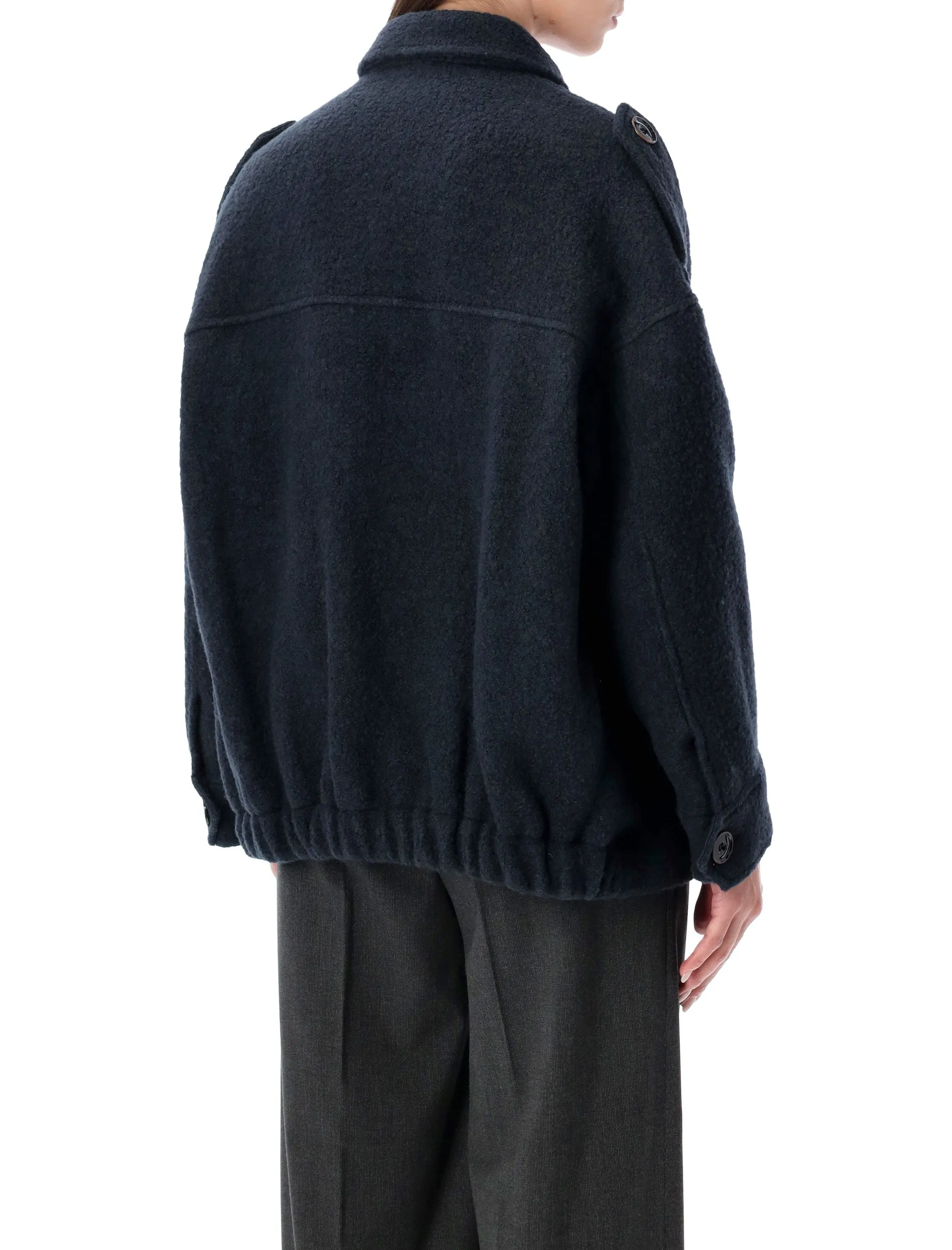 SESSÙN HARRISON RECYCLED WOOL LODEN COAT sold by Lord & Taylor product image thumbnail 2