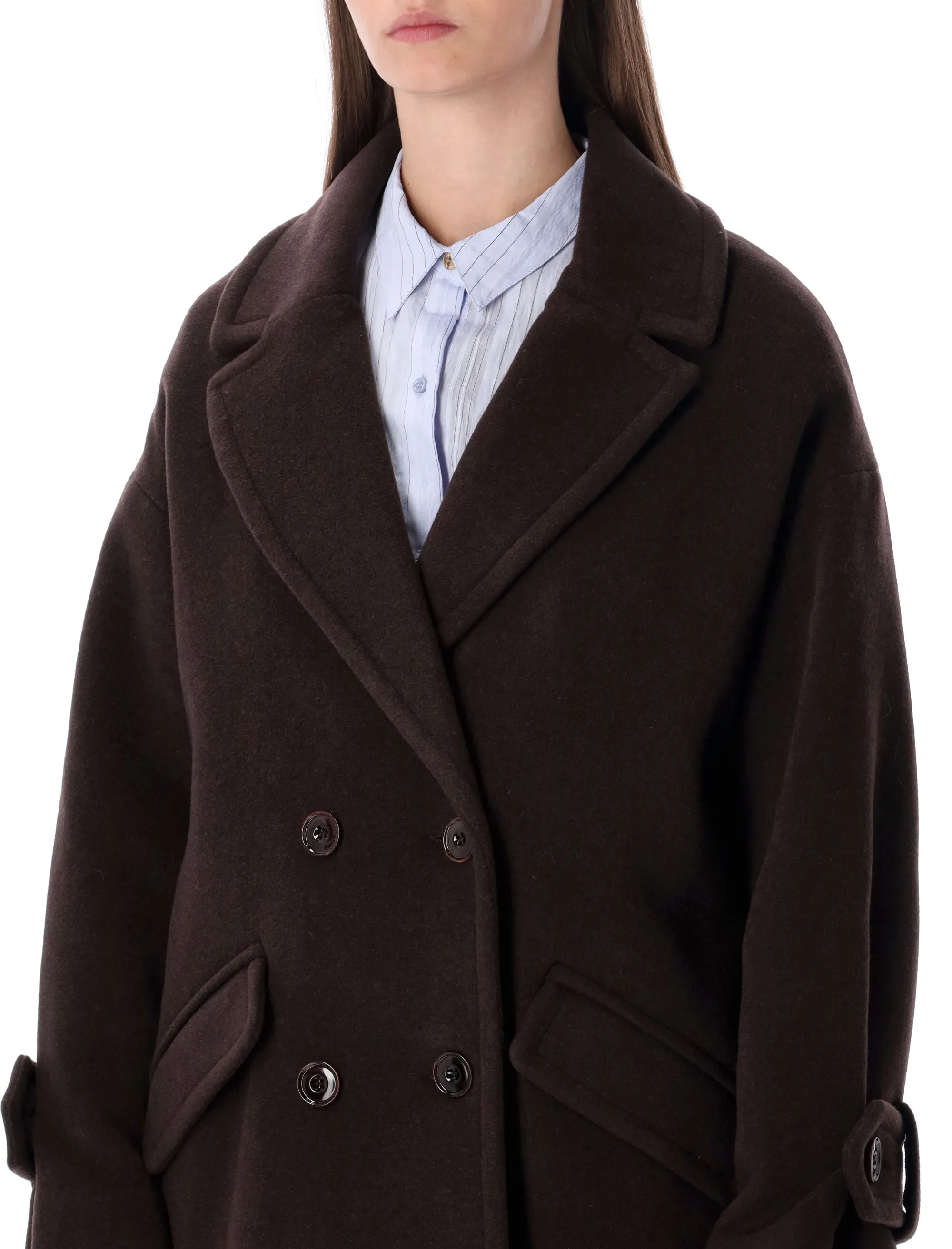 SESSÙN MIA RECYCLED WOOL DOUBLE-BREASTED COAT sold by Lord & Taylor product image thumbnail 3