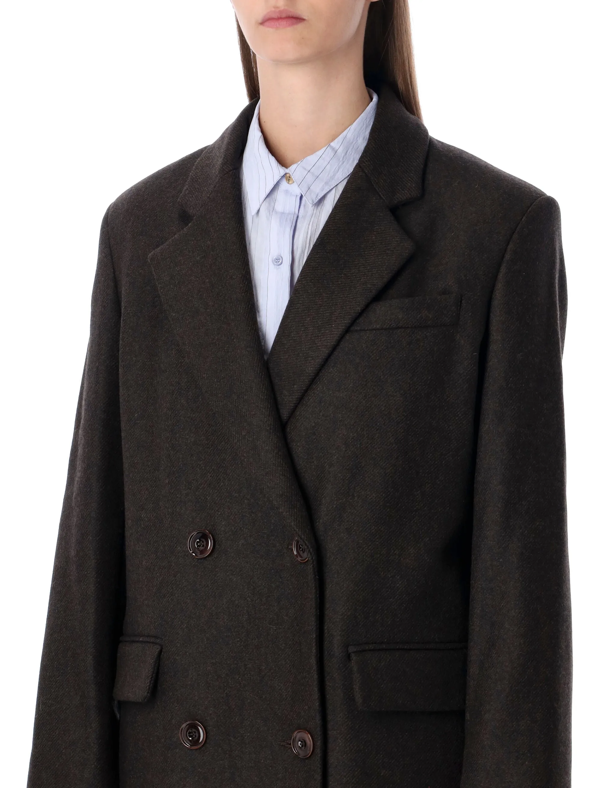 SESSÙN NARA RECYCLED WOOL DOUBLE-BREASTED COAT sold by Lord & Taylor product image thumbnail 3
