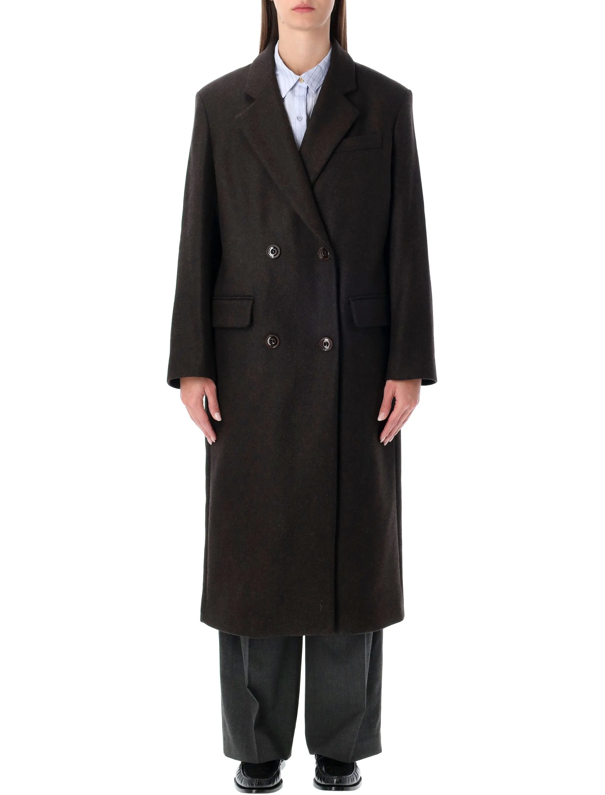 SESSÙN NARA RECYCLED WOOL DOUBLE-BREASTED COAT sold by Lord & Taylor