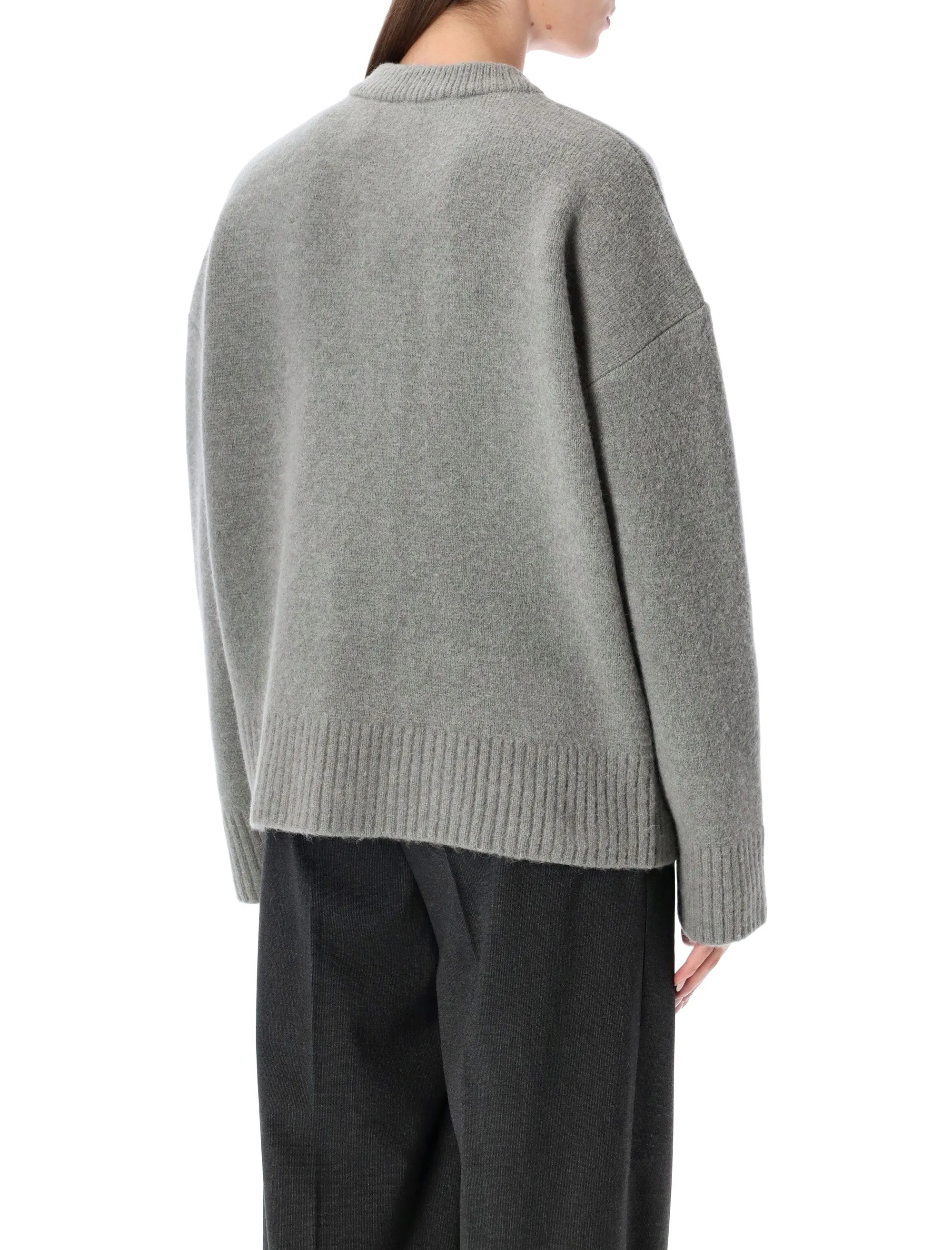 AMI PARIS ALPACA CARDIGAN WITH AMI DE CŒUR LOGO sold by Lord & Taylor product image thumbnail 2