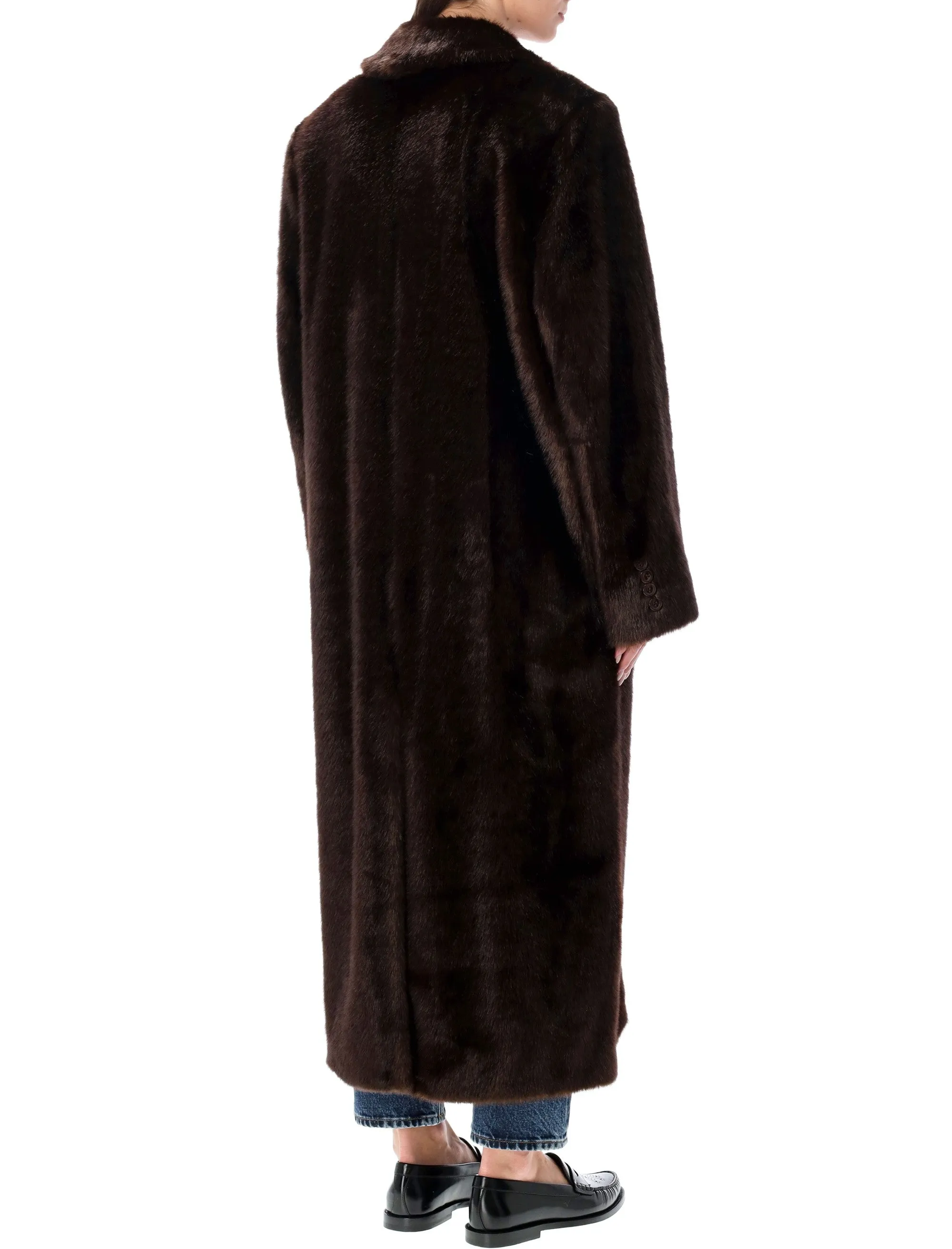 STAND STUDIO HARPER FAUX FUR DOUBLE-BREASTED COAT sold by Lord & Taylor product image thumbnail 2