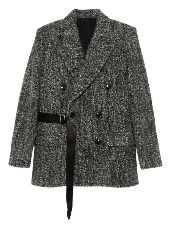ISABEL MARANT EZZIA SHORT DOUBLE-BREASTED WOOL COAT sold by Lord & Taylor