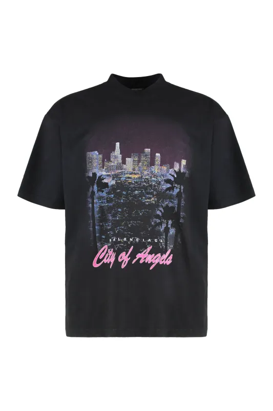 ROUND NECK COTTON T-SHIRT made by Balenciaga