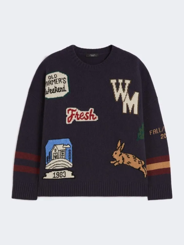 PAVIDI - OVER SWEATER IN WOOL YARN sold by Lord & Taylor