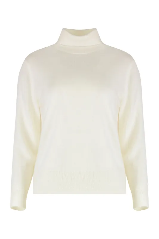TURTLENECK SWEATER IN WOOL AND SILK sold by Lord & Taylor