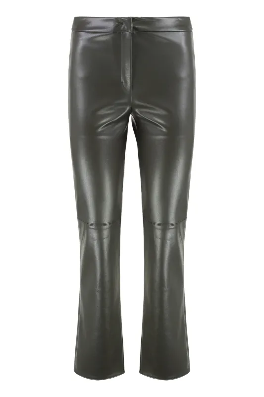 SUBLIME SLIM TROUSERS IN ECO-LEATHER sold by Lord & Taylor
