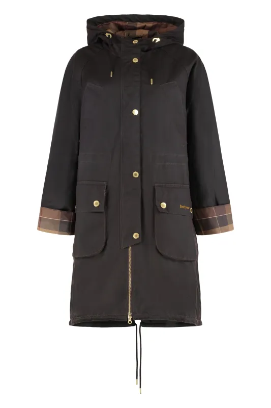 MARCY HOODED COTTON PARKA made by Barbour