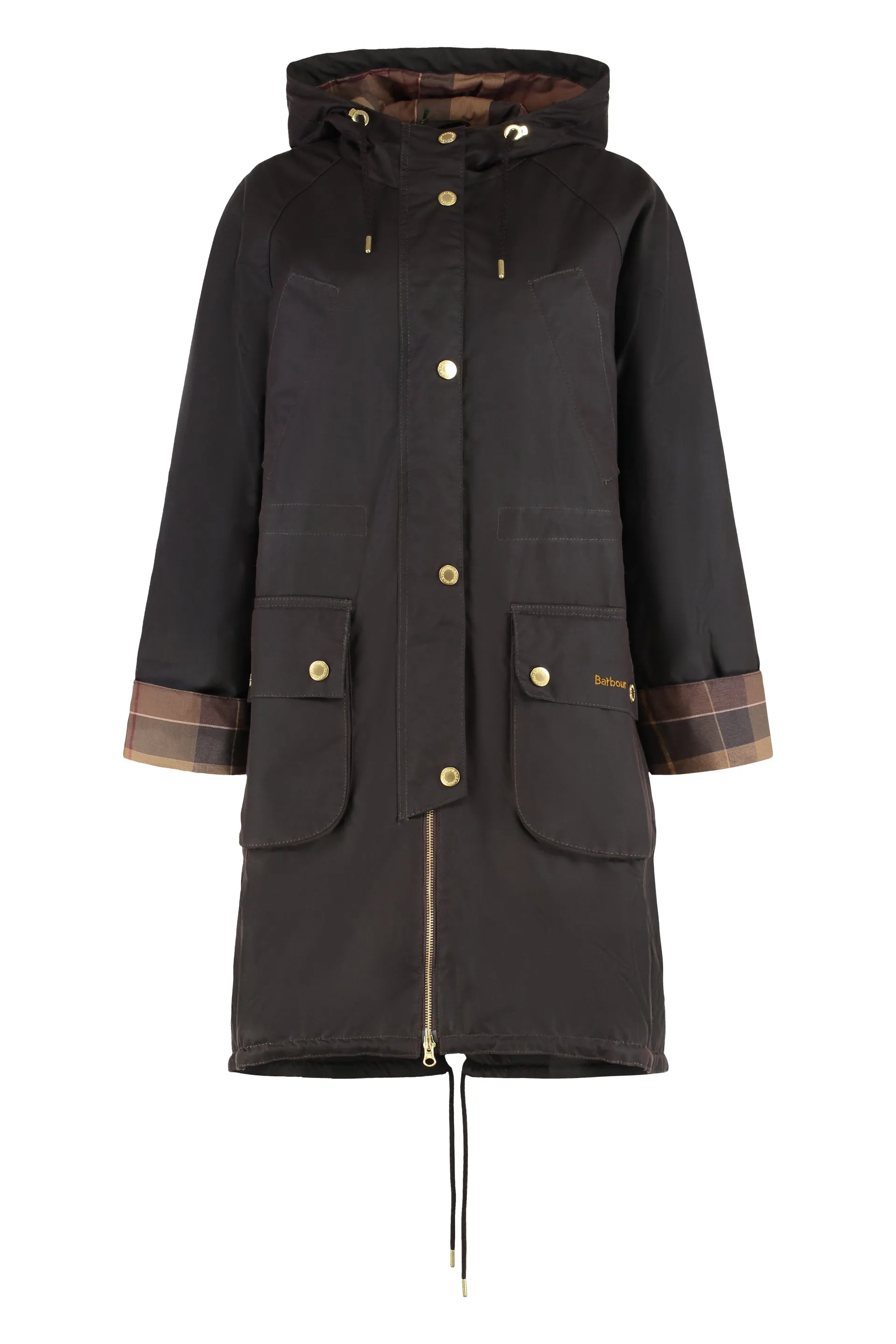 MARCY HOODED COTTON PARKA sold by Lord & Taylor
