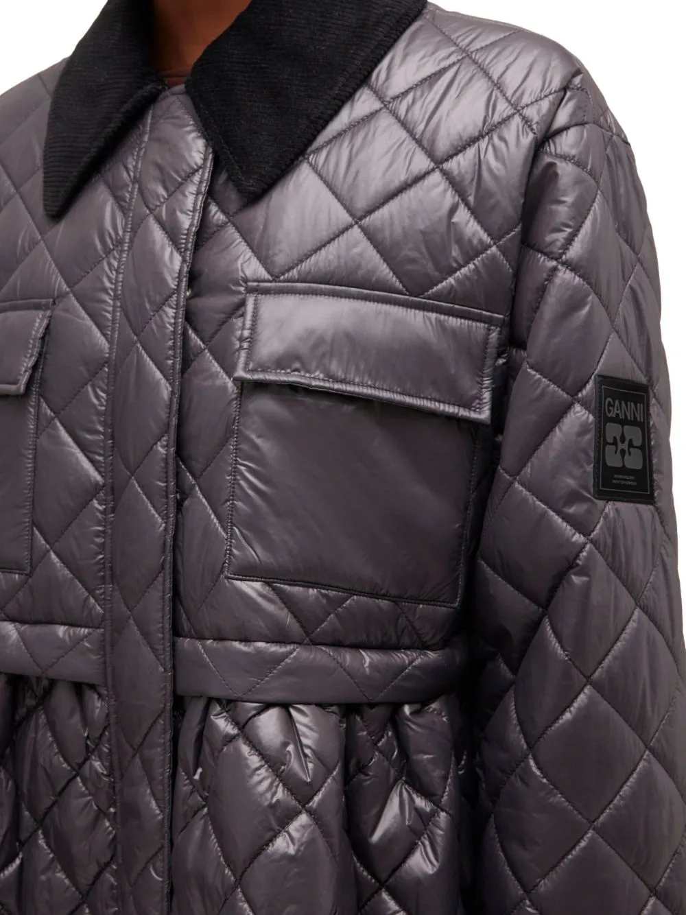RECYCLED NYLON QUILTED JACKET sold by Lord & Taylor product image thumbnail 2