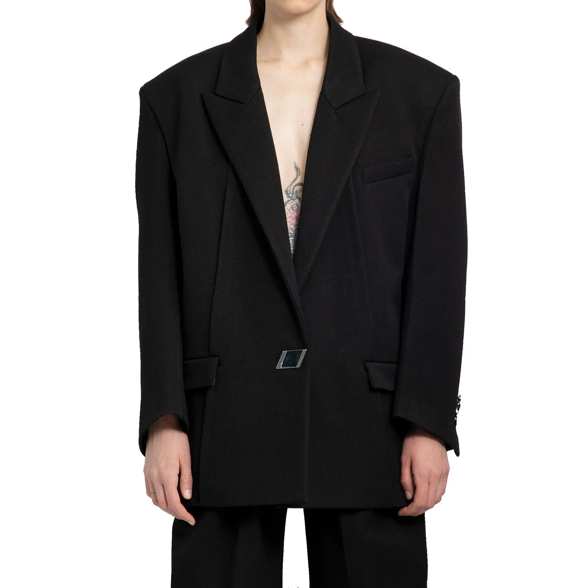 The Attico Wool Blend Blazer sold by Lord & Taylor product image thumbnail 4