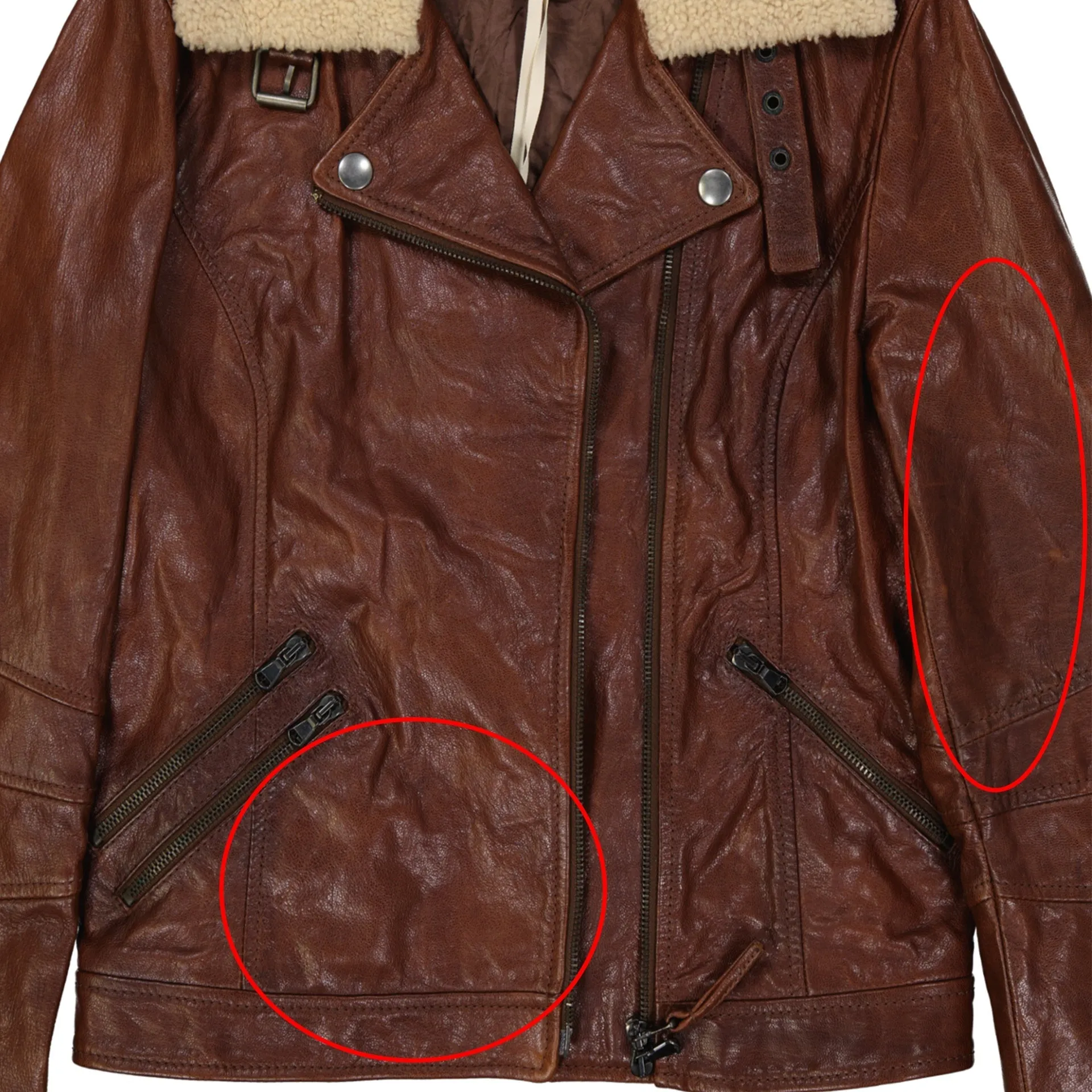 Dondup Leather Jacket sold by Lord & Taylor product image thumbnail 3