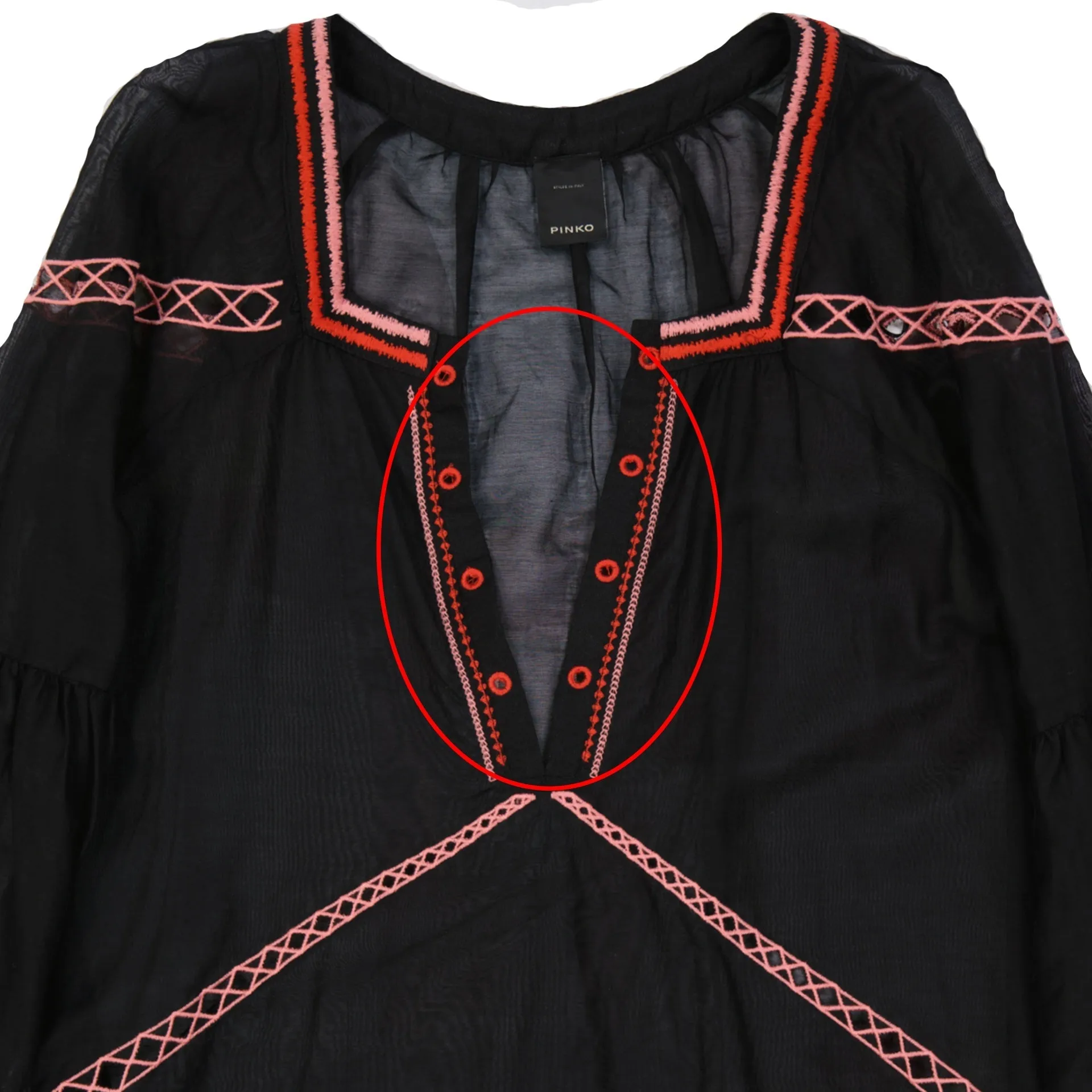 Pinko Cotton And Silk Shirt sold by Lord & Taylor product image thumbnail 3