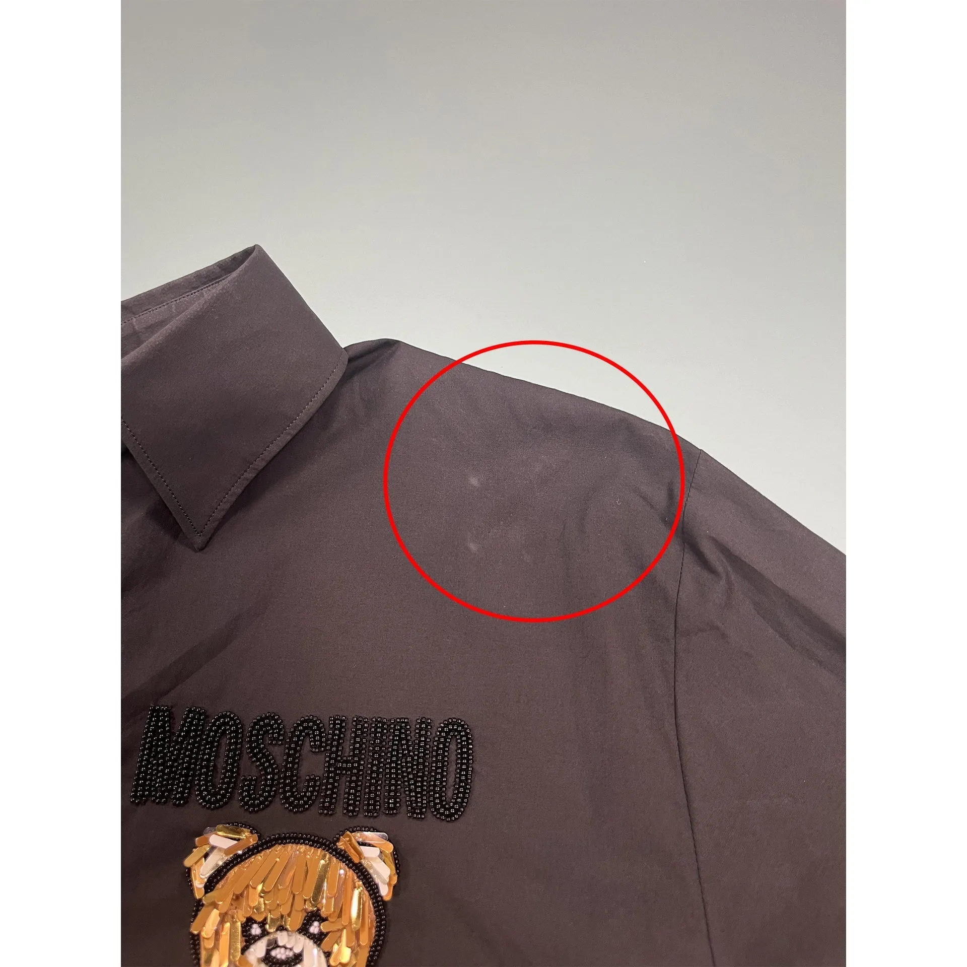 Moschino Couture Cotton Logo Shirt sold by Lord & Taylor product image thumbnail 3