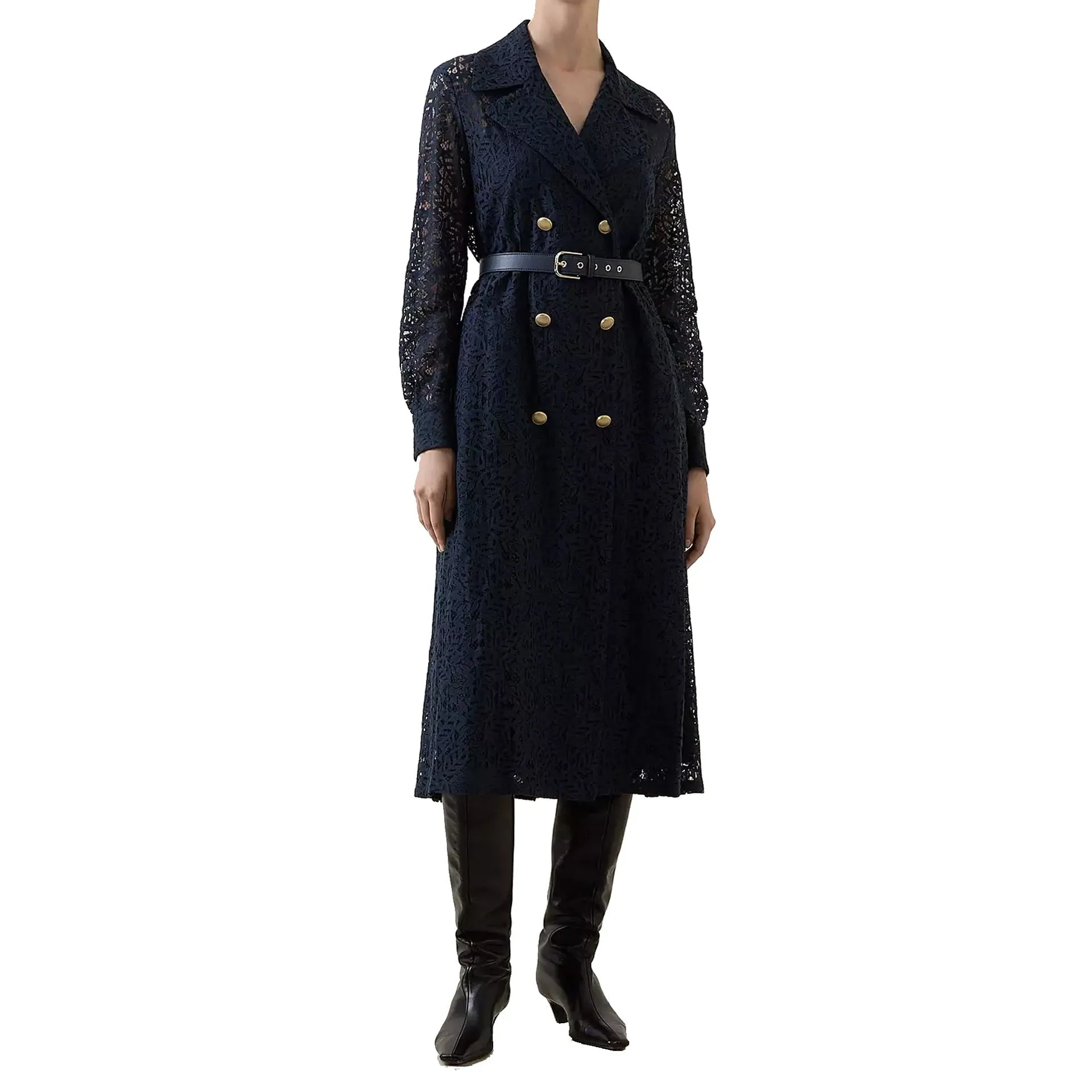 Max Mara Studio Colimbo Lace Coat sold by Lord & Taylor product image thumbnail 2