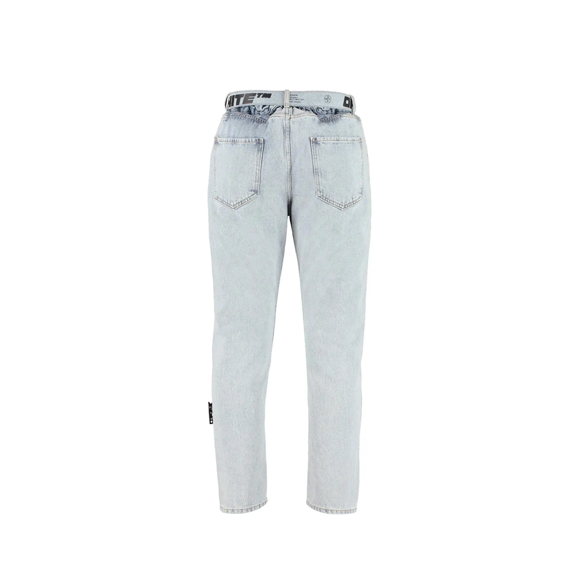 Off-White Belted Denim Jeans sold by Lord & Taylor product image thumbnail 2