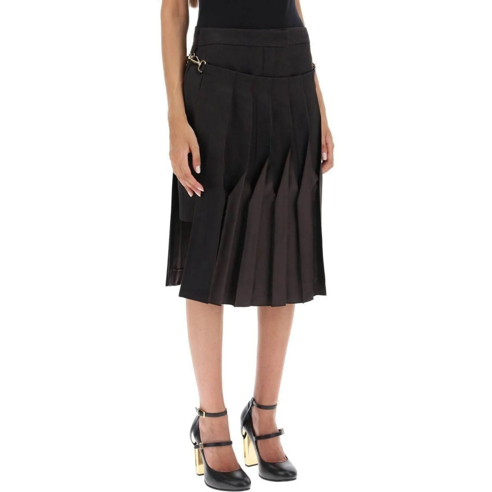 Fendi Cotton And Silk Washed Skirt sold by Lord & Taylor product image thumbnail 2