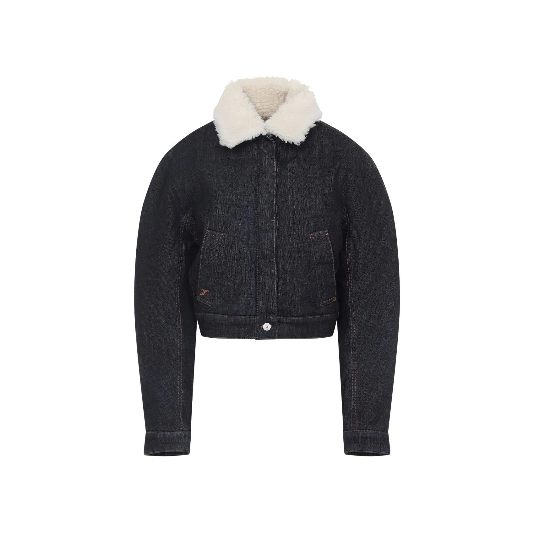 DARK BLUE OVALO DE-NIMES COTTON JACKET sold by Lord & Taylor product image thumbnail 2
