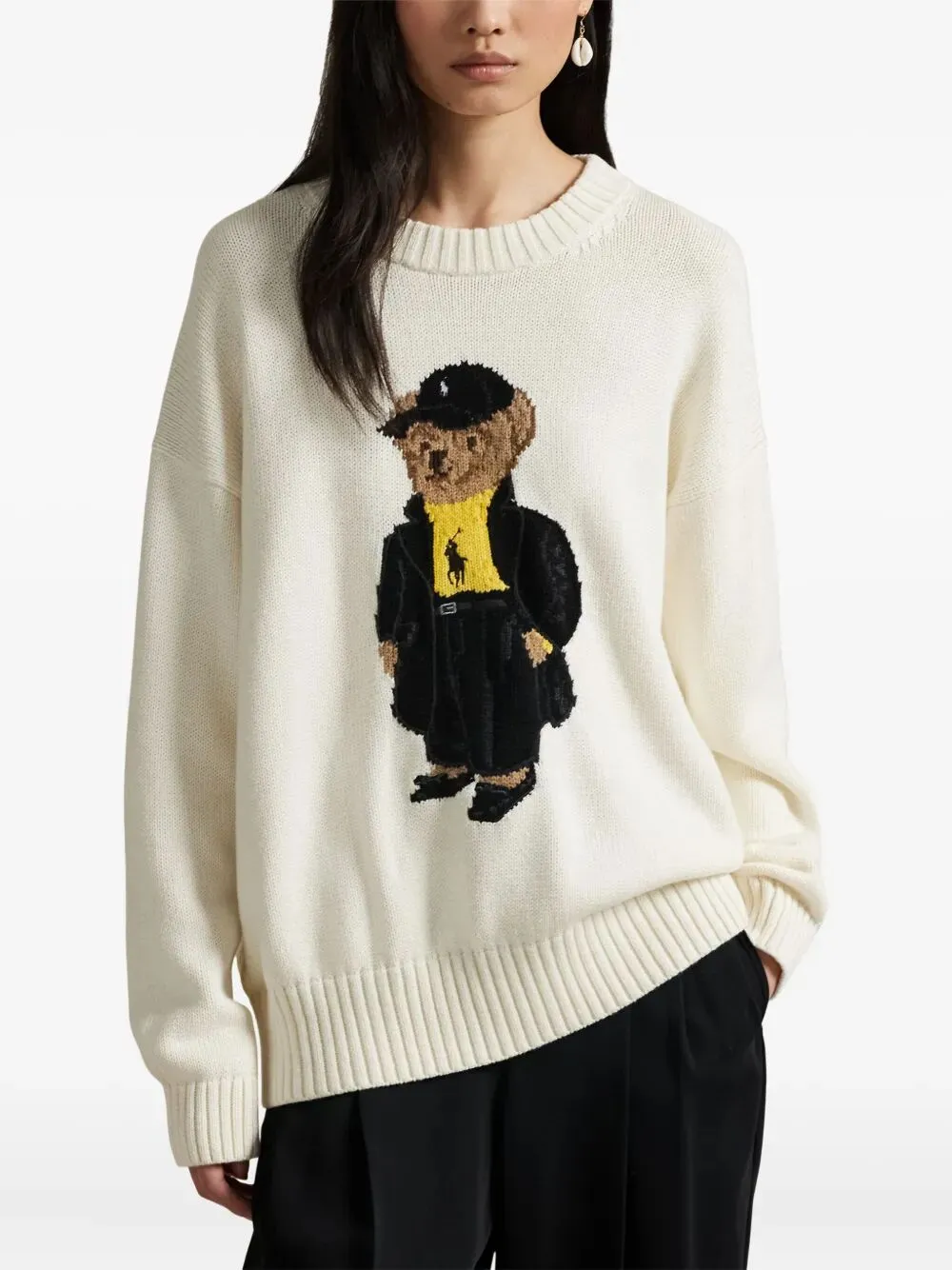 SWEATER ROUND NECK "HOLIDAY 2025 BEAR" sold by Lord & Taylor product image thumbnail 3