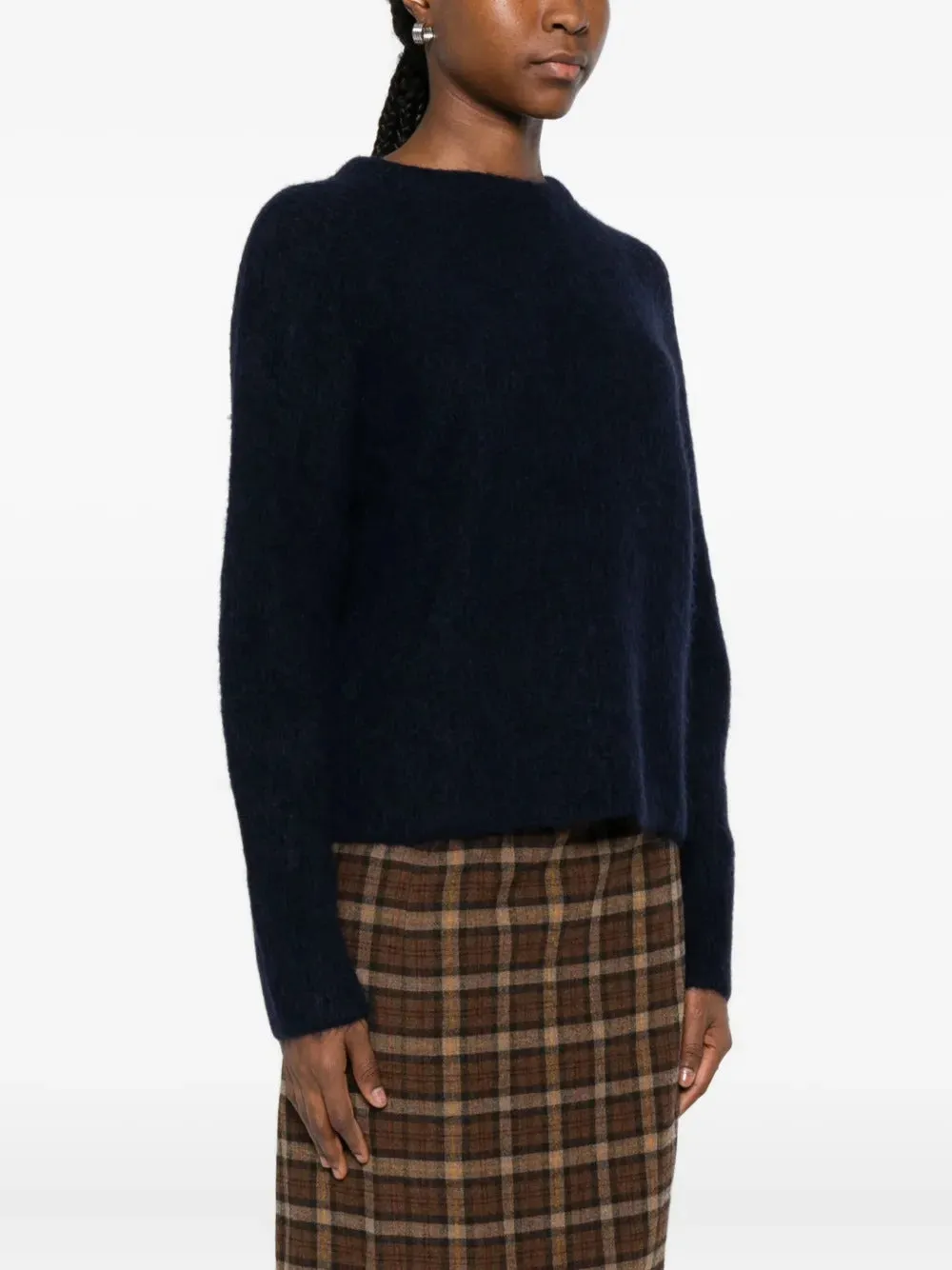 GARMENT-DYED CREW NECK SWEATER IN ALPACA AND WOOL BLEND sold by Lord & Taylor product image thumbnail 3