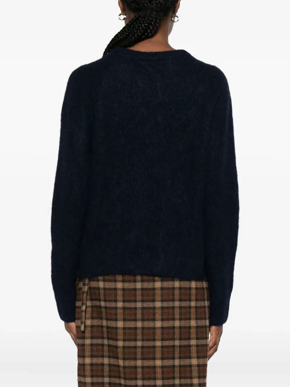 GARMENT-DYED CREW NECK SWEATER IN ALPACA AND WOOL BLEND sold by Lord & Taylor product image thumbnail 4