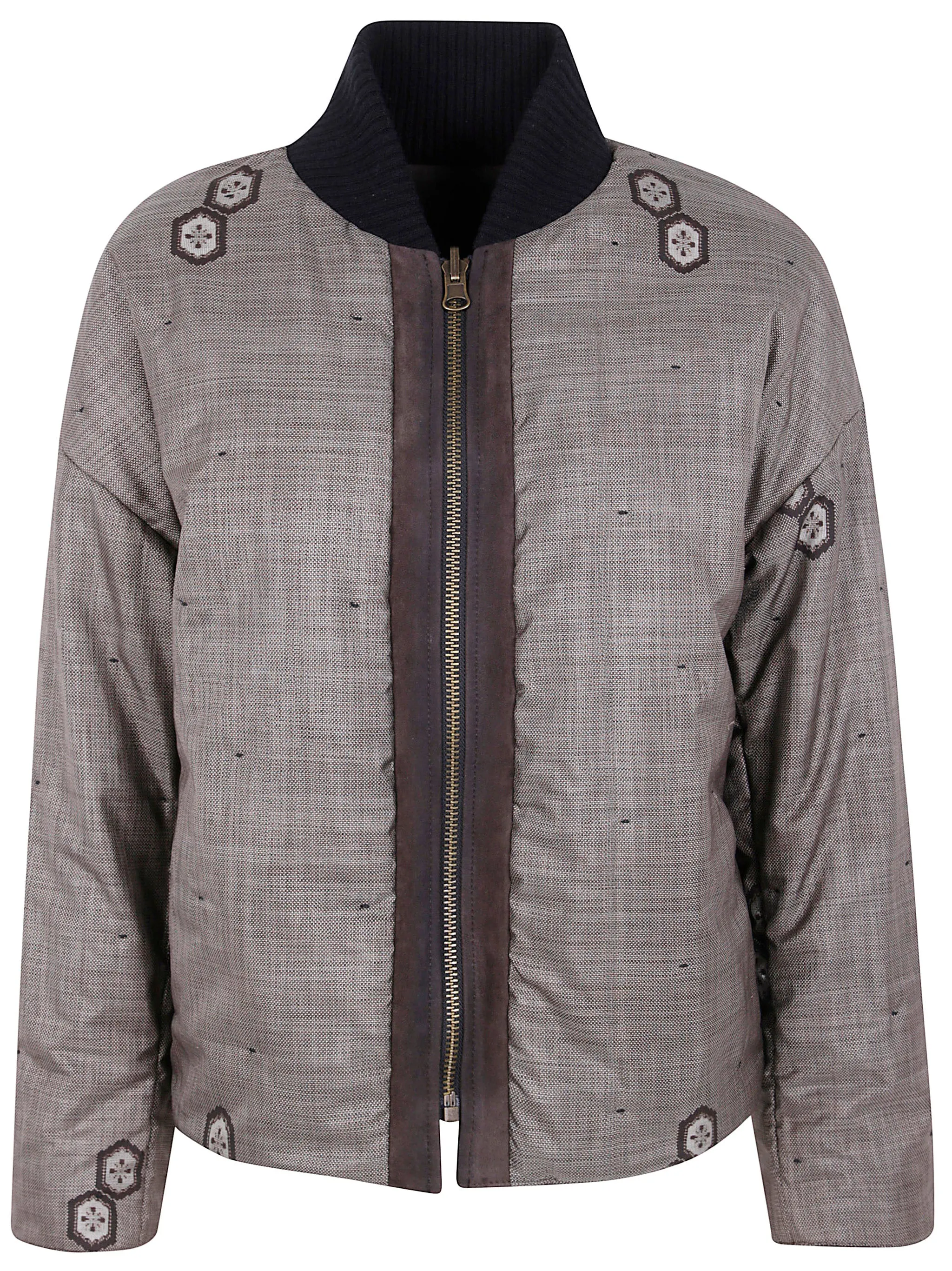 REVERSIBLE LEATHER BOMBER JACKET sold by Lord & Taylor product image thumbnail 4