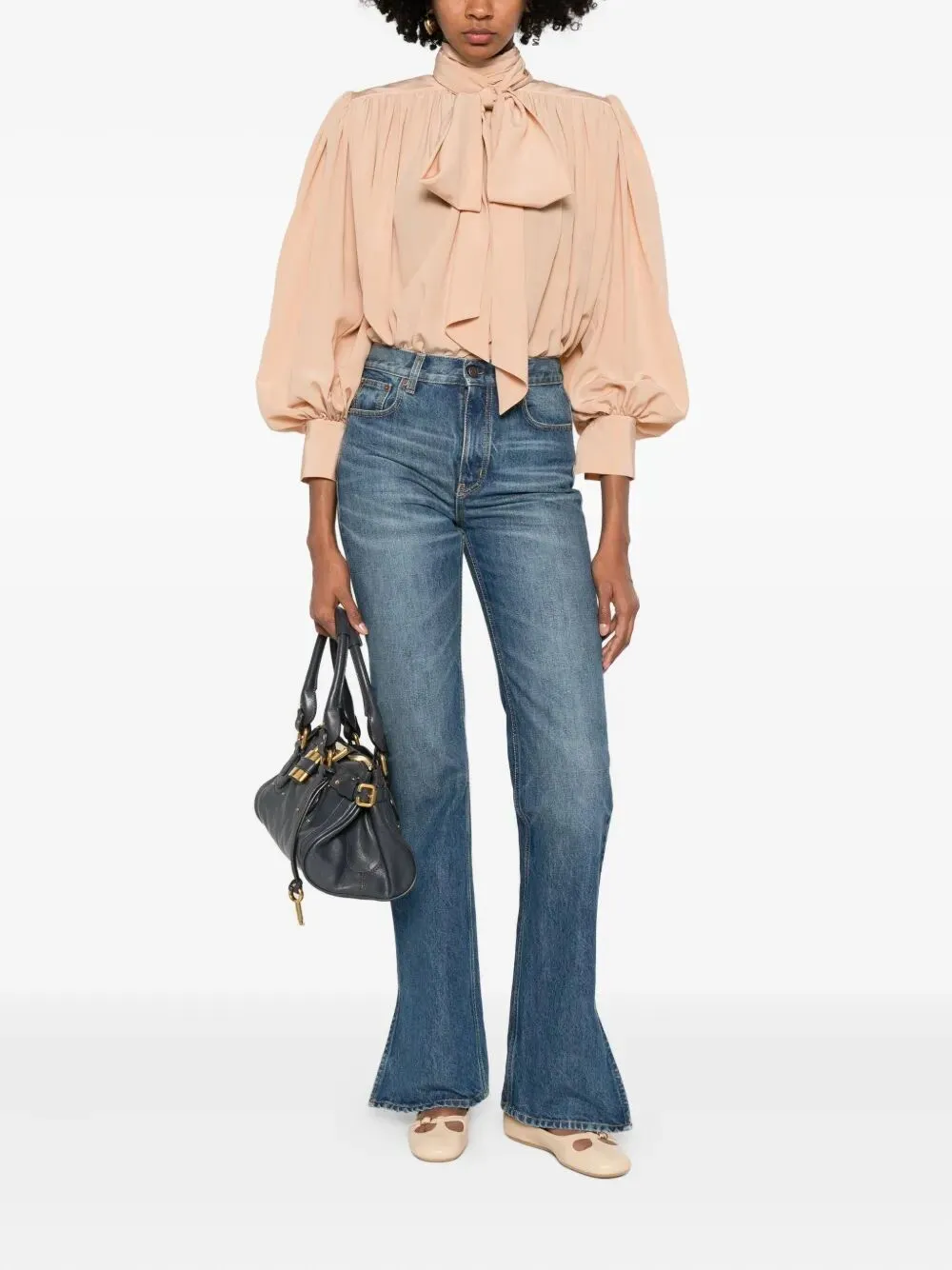 FLARED JEANS sold by Lord & Taylor product image thumbnail 4