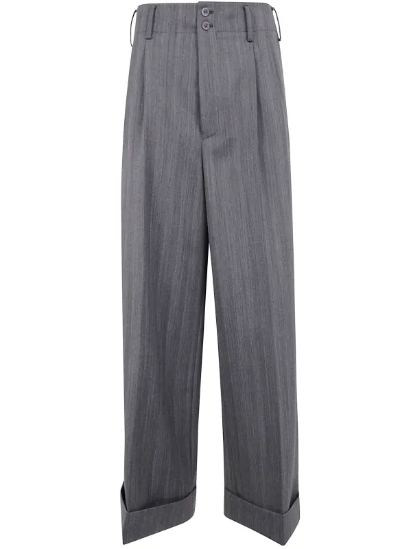 WIDE LEG WOOL TROUSERS sold by Lord & Taylor