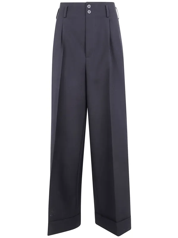 WIDE LEG WOOL TROUSERS sold by Lord & Taylor