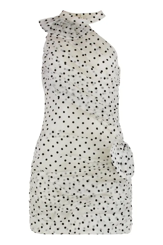 POLKA-DOT MINI-DRESS made by Alessandra Rich
