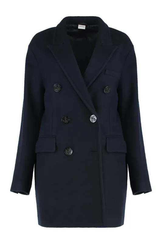 DOUBLE-BREASTED WOOL COAT sold by Lord & Taylor
