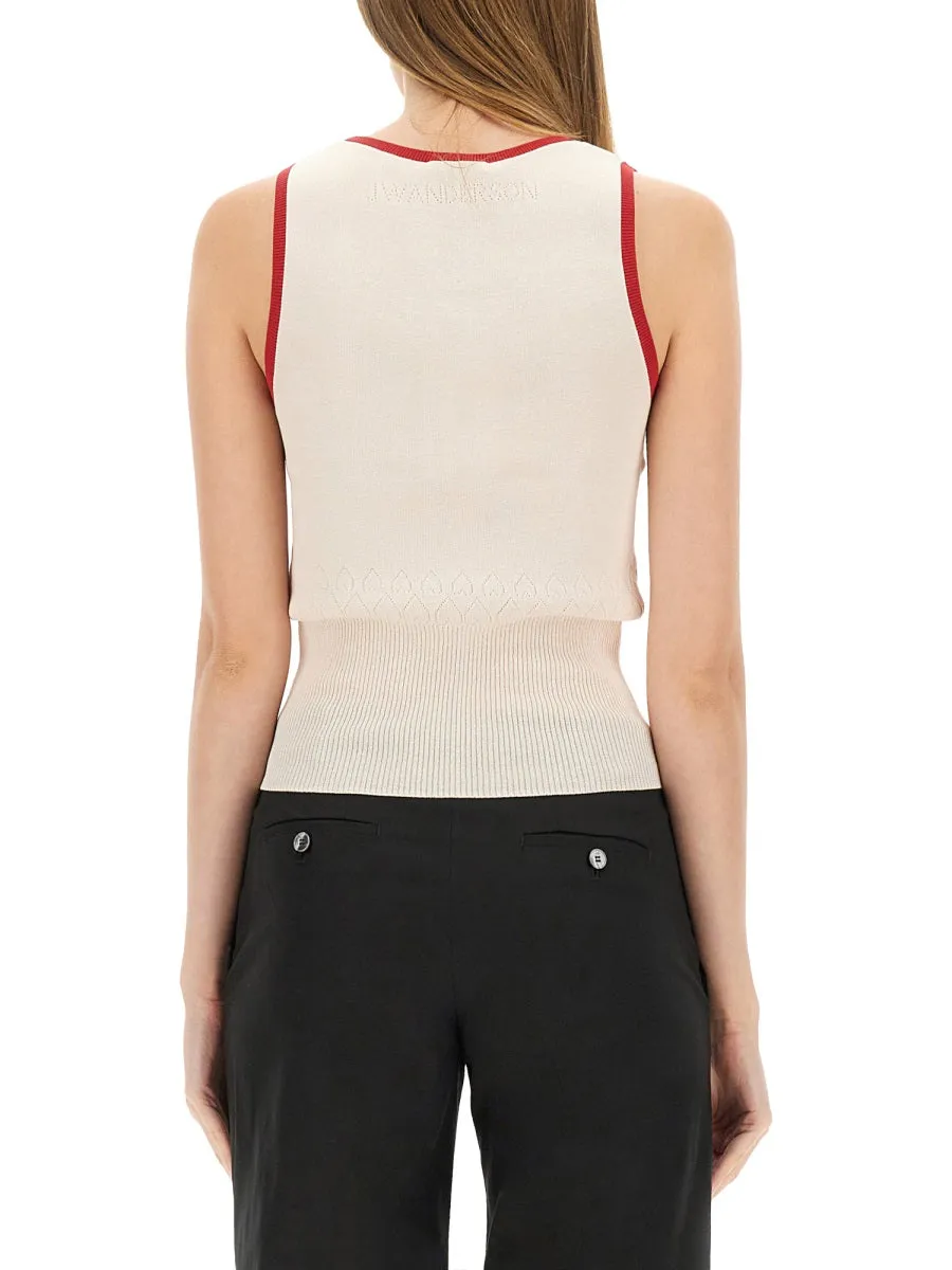 KNITTED VEST sold by Lord & Taylor product image thumbnail 3