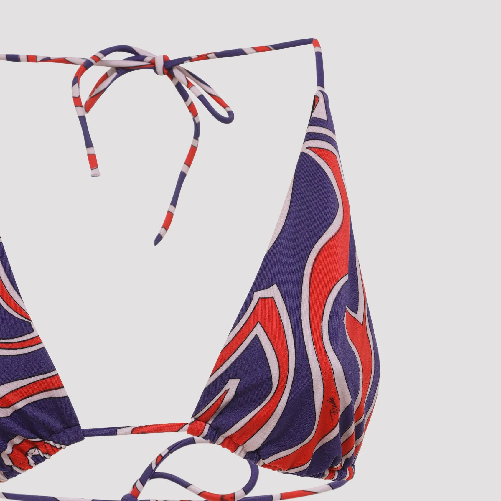 MAZE PRINT TRIANGLE BIKINI TOP sold by Lord & Taylor product image thumbnail 4