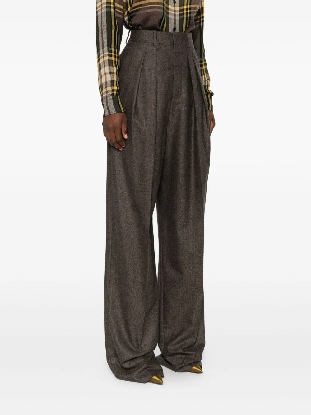 WOOL WIDE LEG PANTS sold by Lord & Taylor product image thumbnail 5
