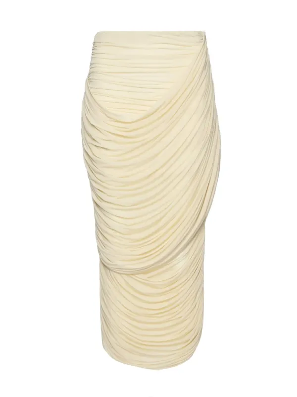 DRAPED MIDI SKIRT sold by Lord & Taylor
