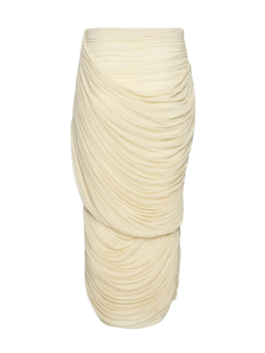 DRAPED MIDI SKIRT sold by Lord & Taylor product image thumbnail 2