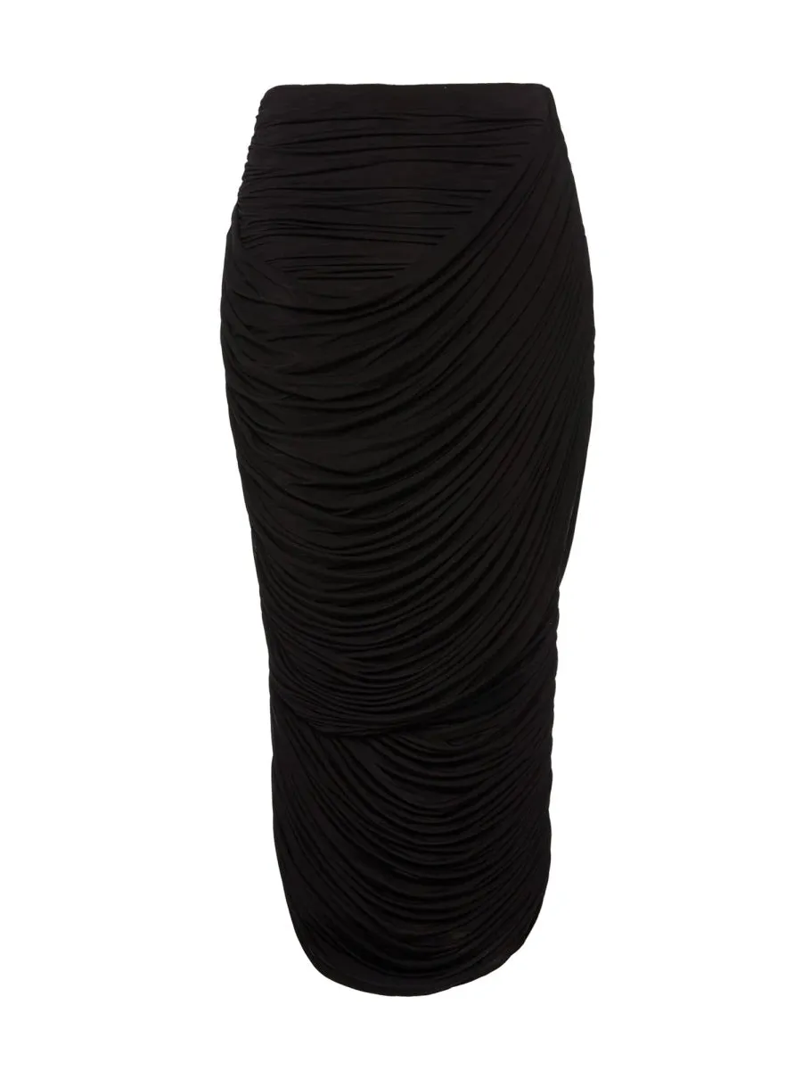 DRAPED MIDI SKIRT sold by Lord & Taylor