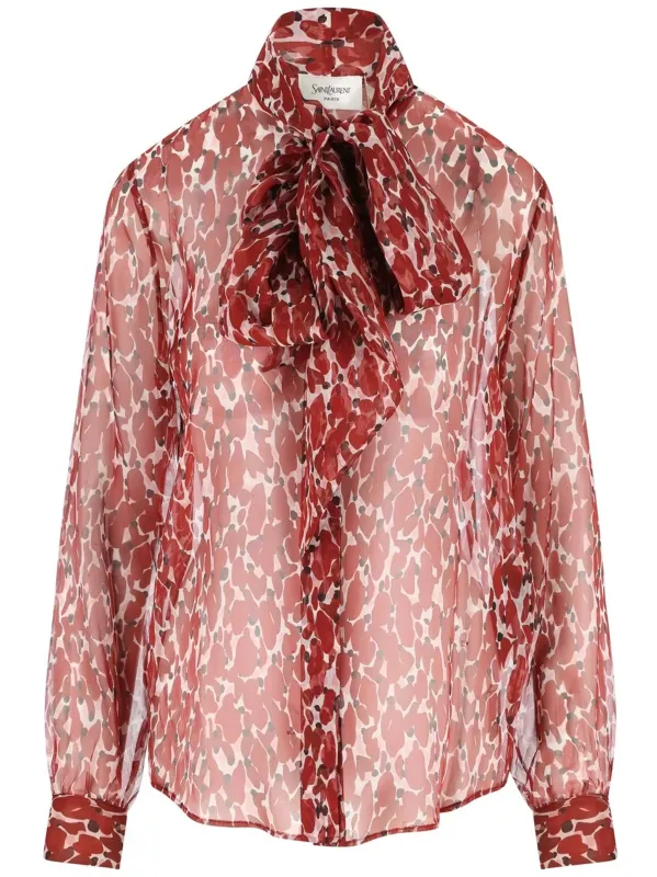 PRINTED SILK SHIRT sold by Lord & Taylor