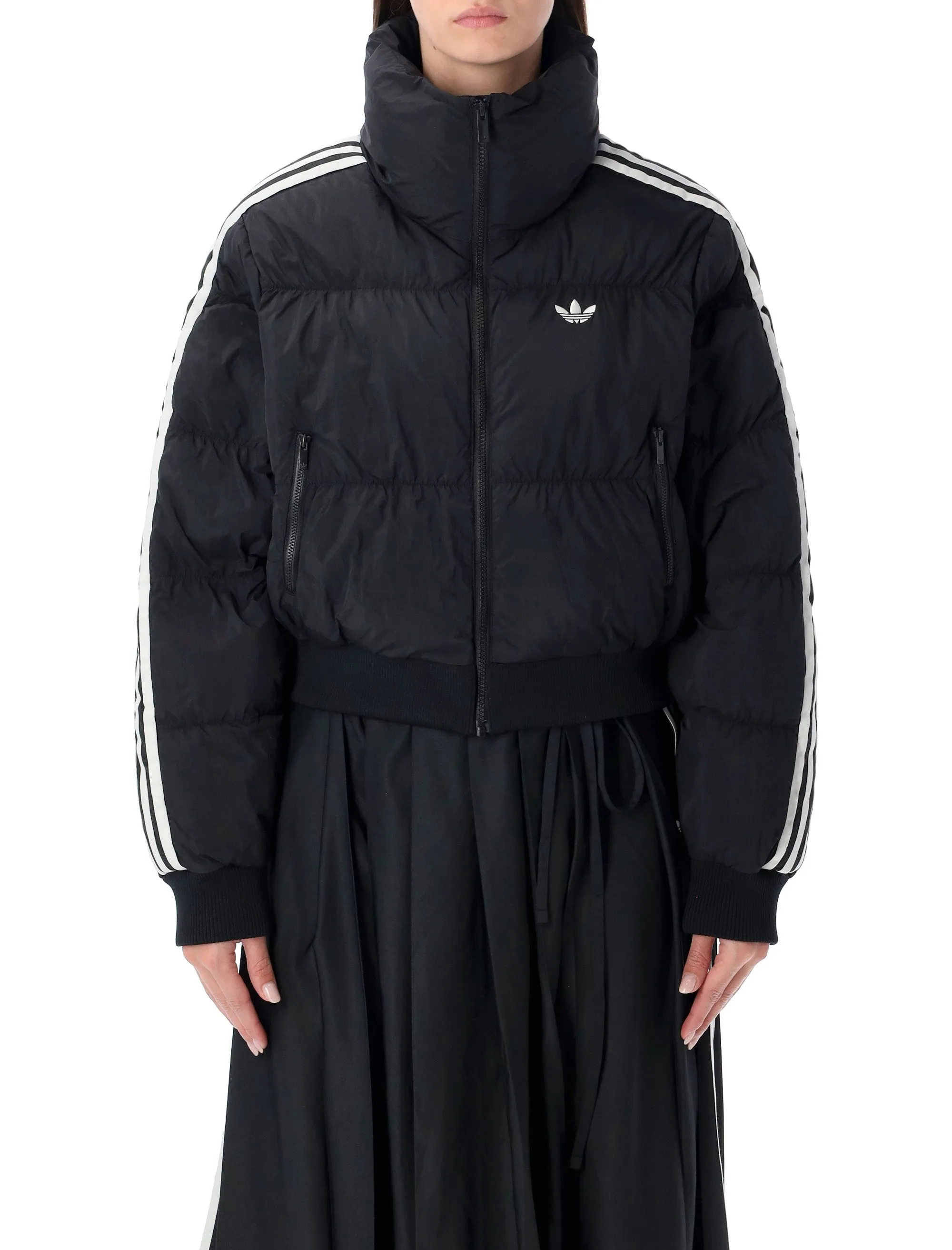 ADIDAS ORIGINALS ADICOLOR CROPPED PUFFER JACKET sold by Lord & Taylor