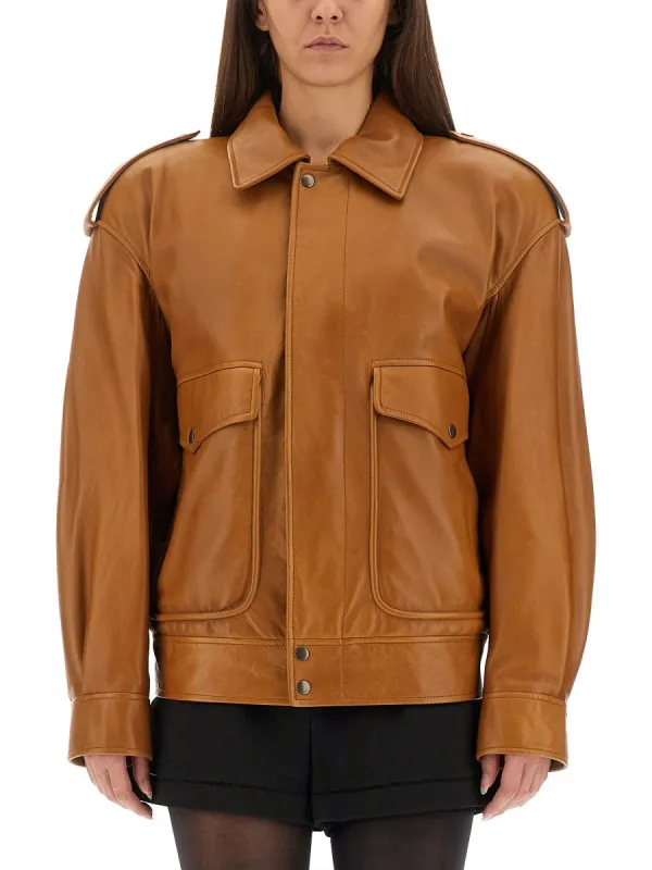 OVERSIZED LEATHER JACKET sold by Lord & Taylor