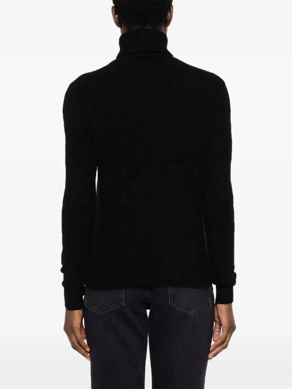 CABLE-KNIT ROLL NECK JUMPER sold by Lord & Taylor product image thumbnail 4