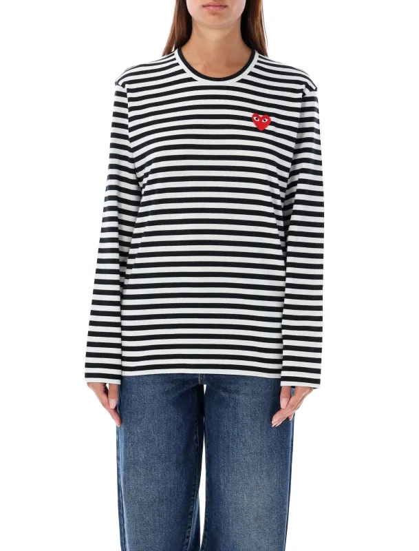 STRIPED LONG-SLEEVED T-SHIRT sold by Lord & Taylor